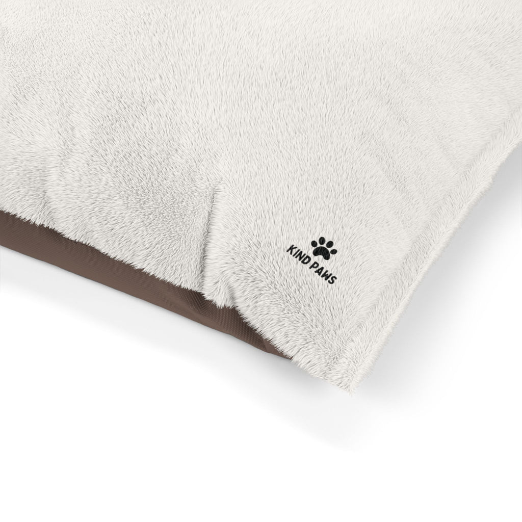 Plush Sherpa Pet Bed — Cozy Reversible Dog & Cat Pillow with Non-Slip Bottom