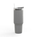 Dog Mom 40oz Insulated Travel Mug — Large Stainless Tumbler with Straw & Handle