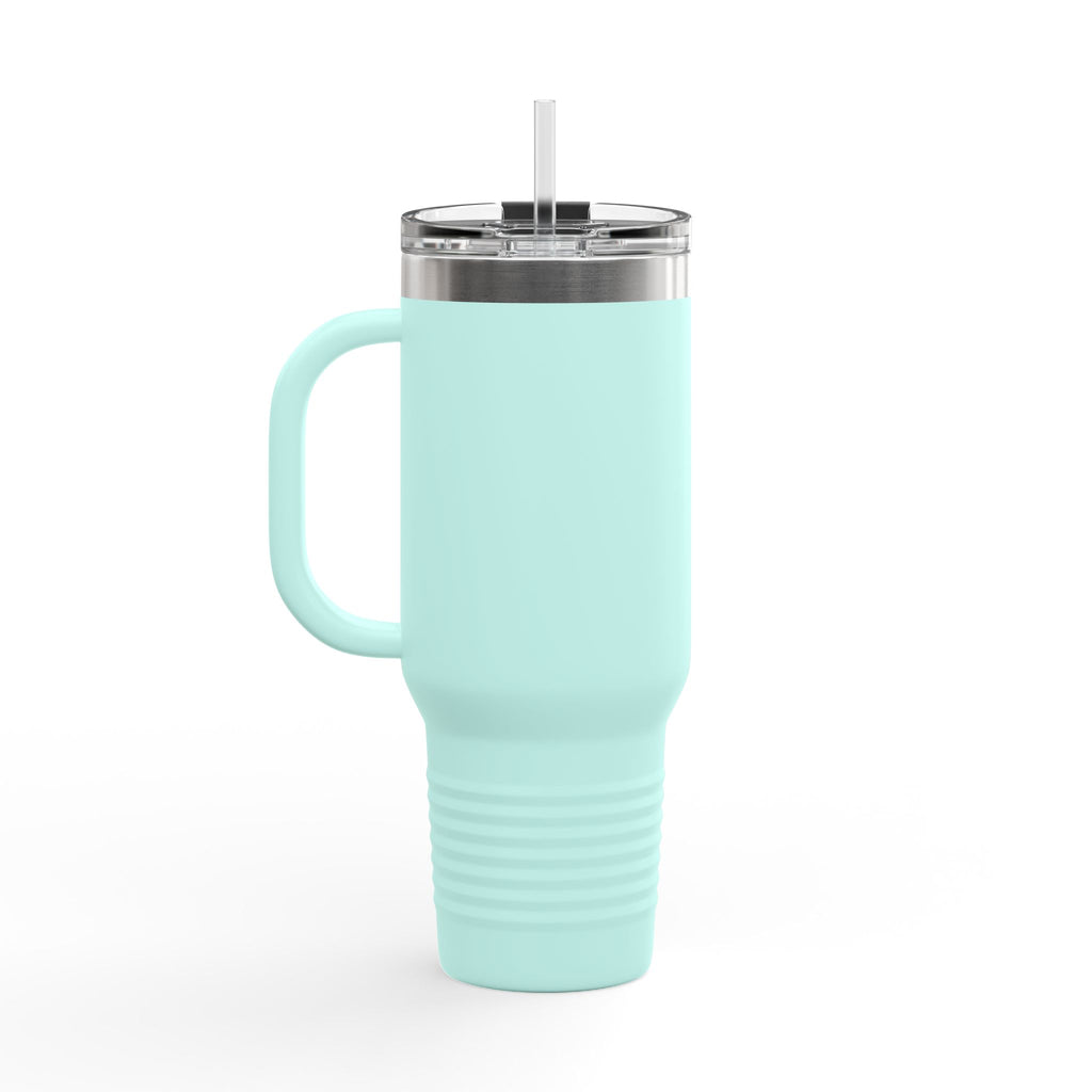 Dog Parent 40oz Insulated Travel Mug – Stainless Steel Tumbler with Straw & Handle