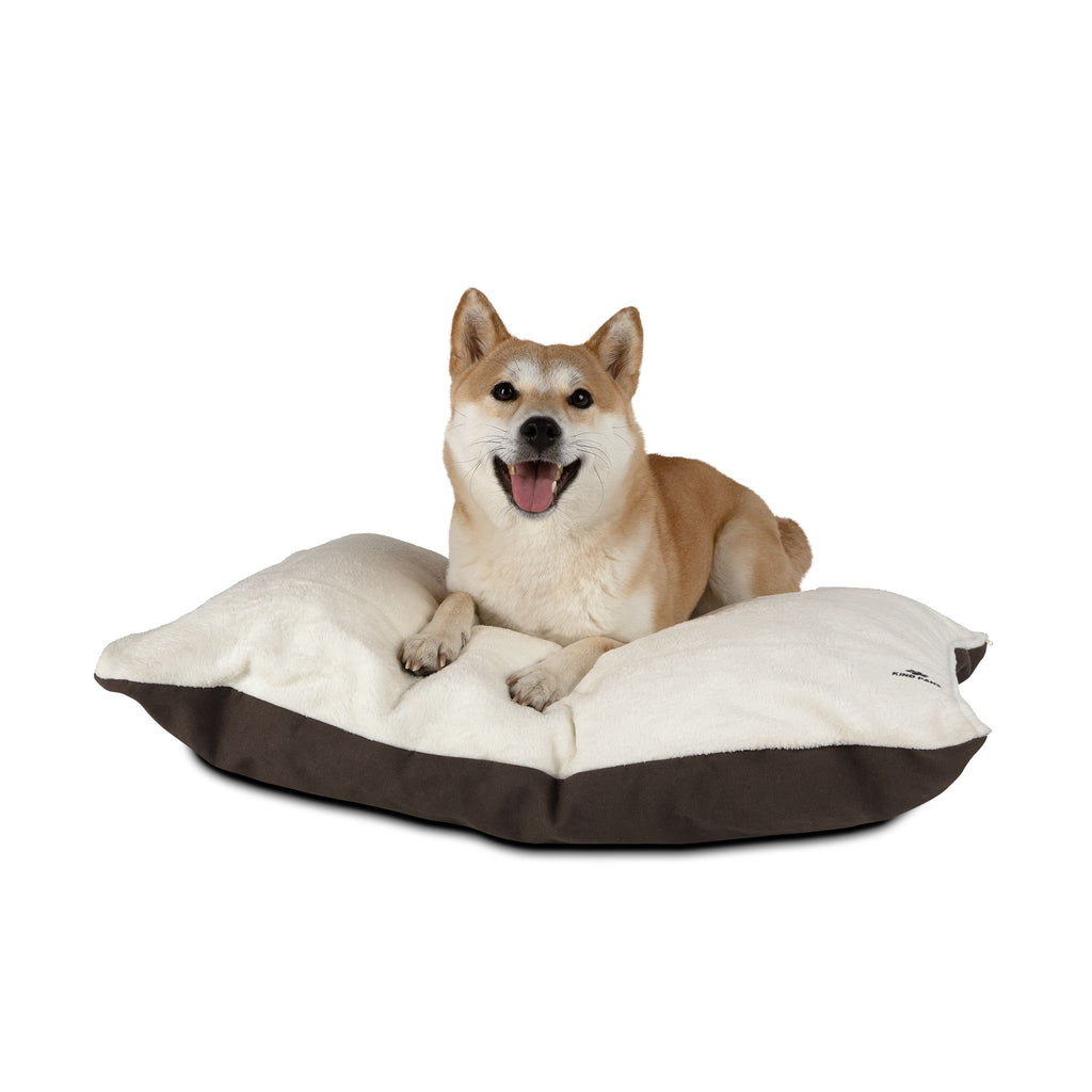 Plush Sherpa Pet Bed — Cozy Reversible Dog & Cat Pillow with Non-Slip Bottom