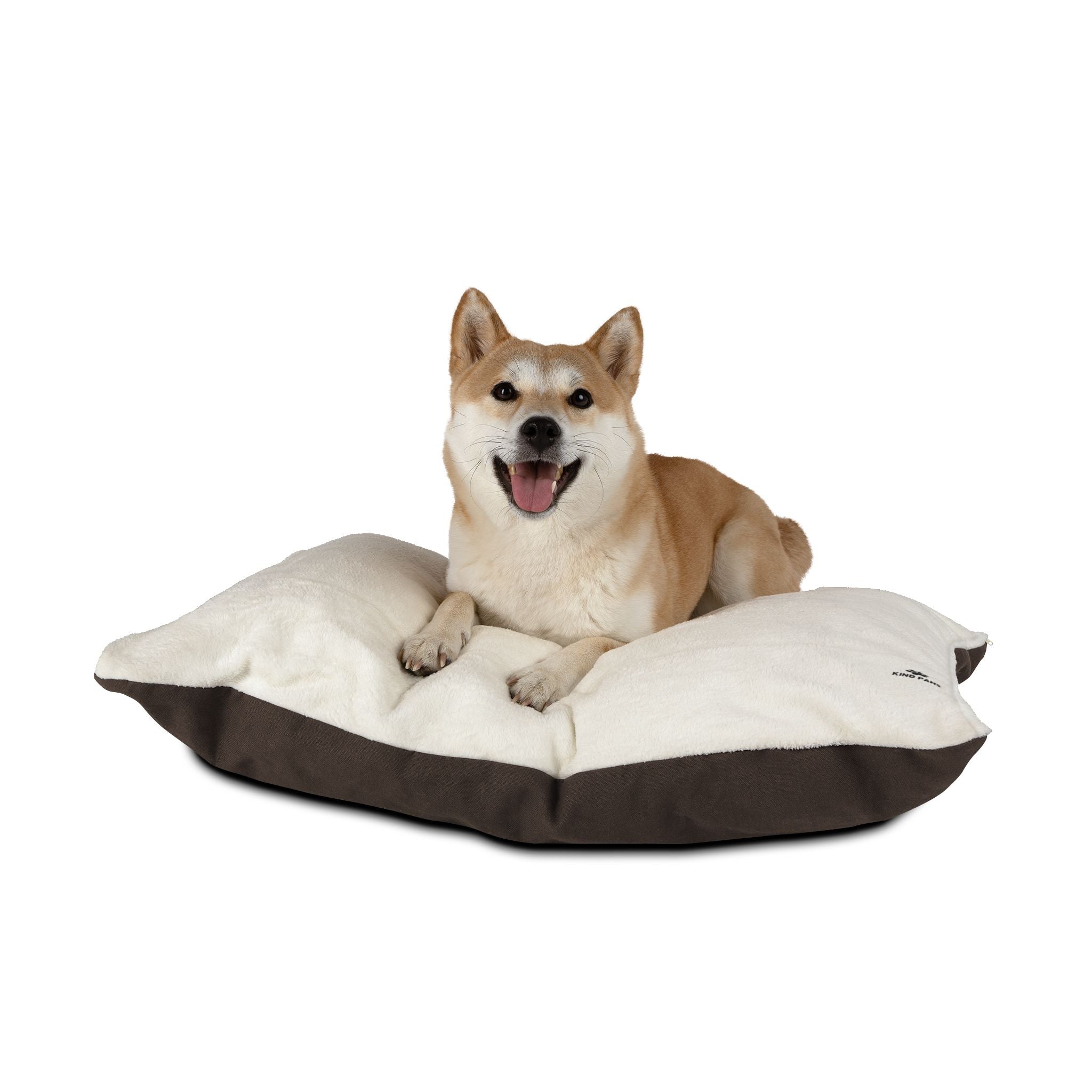 Plush Sherpa Pet Bed — Cozy Reversible Dog & Cat Pillow with Non-Slip Bottom