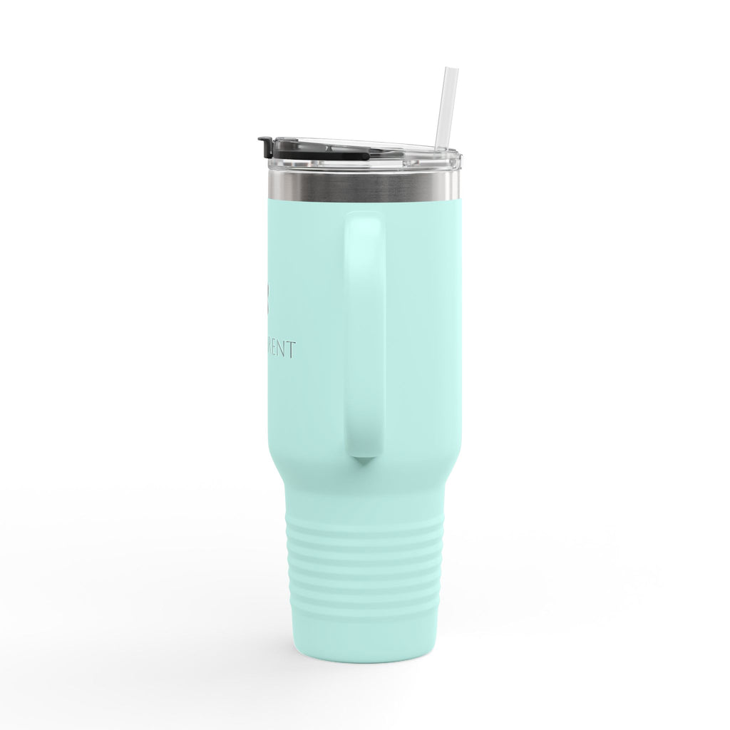 Dog Parent 40oz Insulated Travel Mug – Stainless Steel Tumbler with Straw & Handle