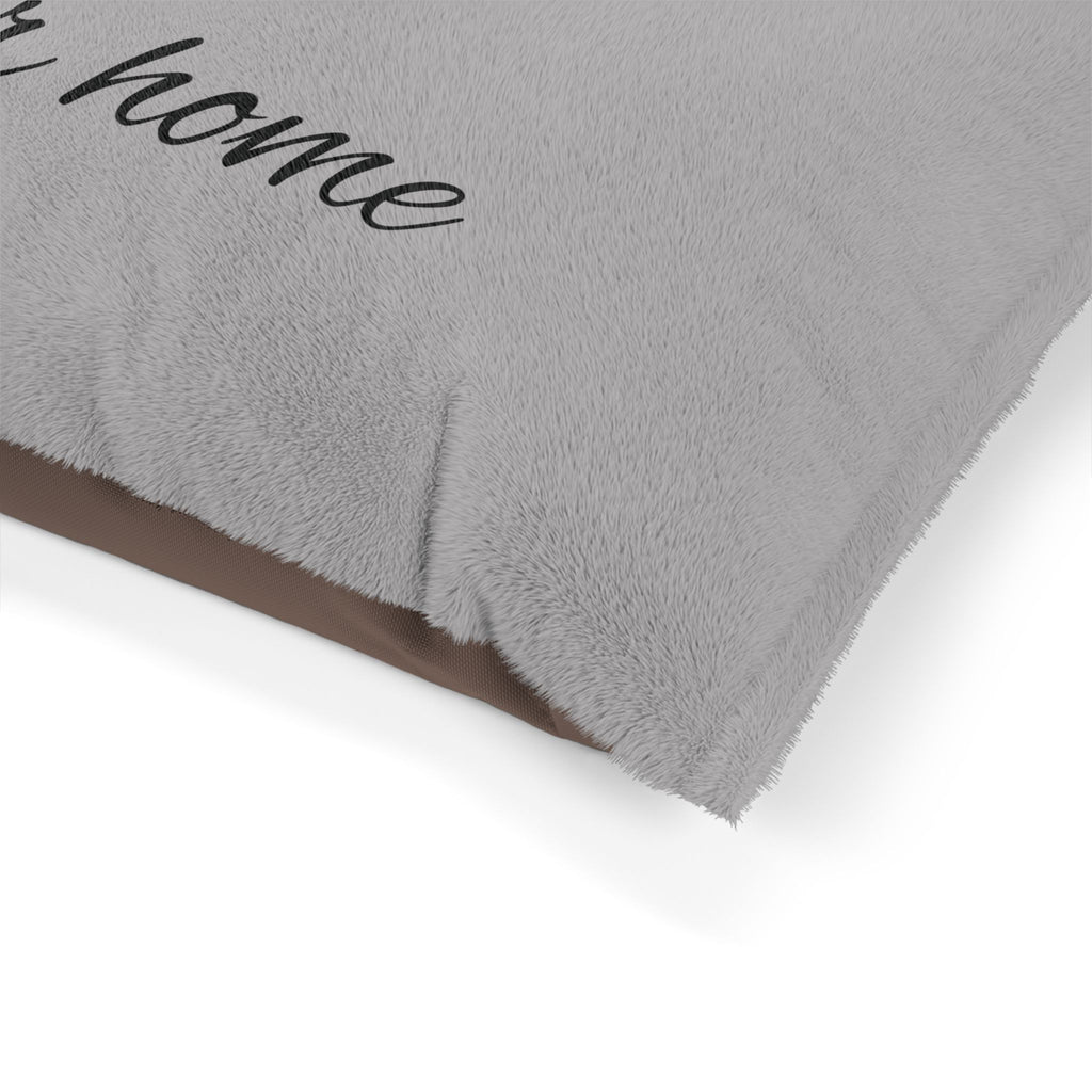 Forever Home Plush Pet Bed — Soft Cozy Dog & Cat Cushion