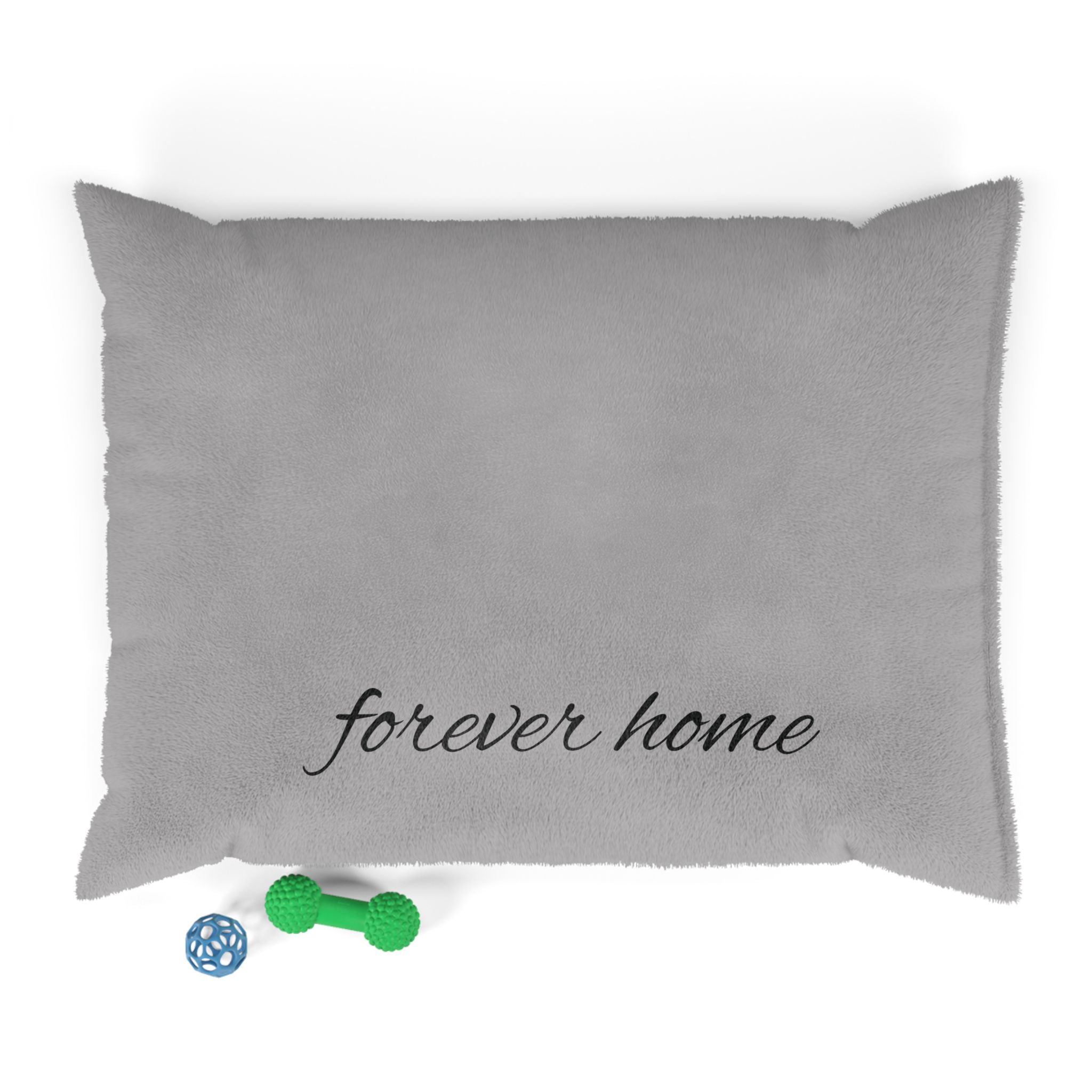 Forever Home Plush Pet Bed — Soft Cozy Dog & Cat Cushion