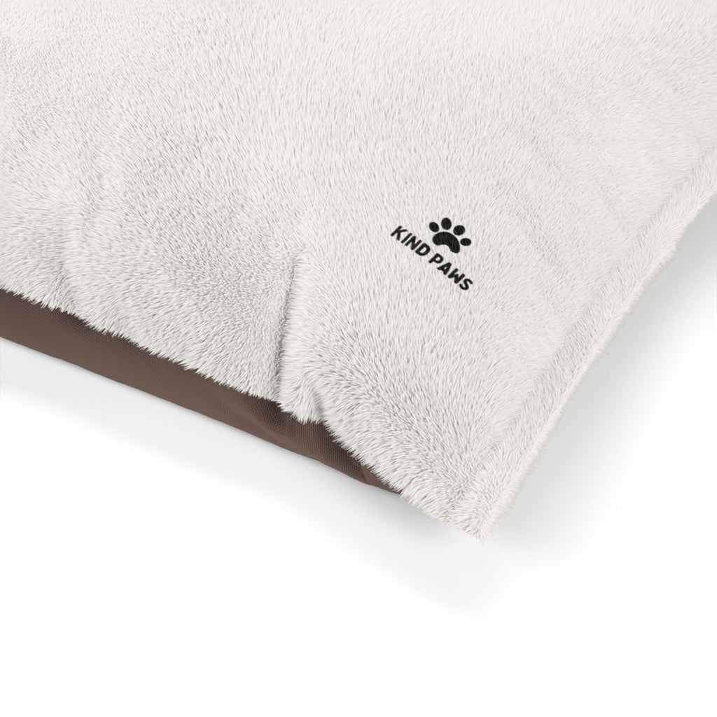 Plush Sherpa Pet Bed — Cozy Reversible Dog & Cat Pillow with Non-Slip Bottom