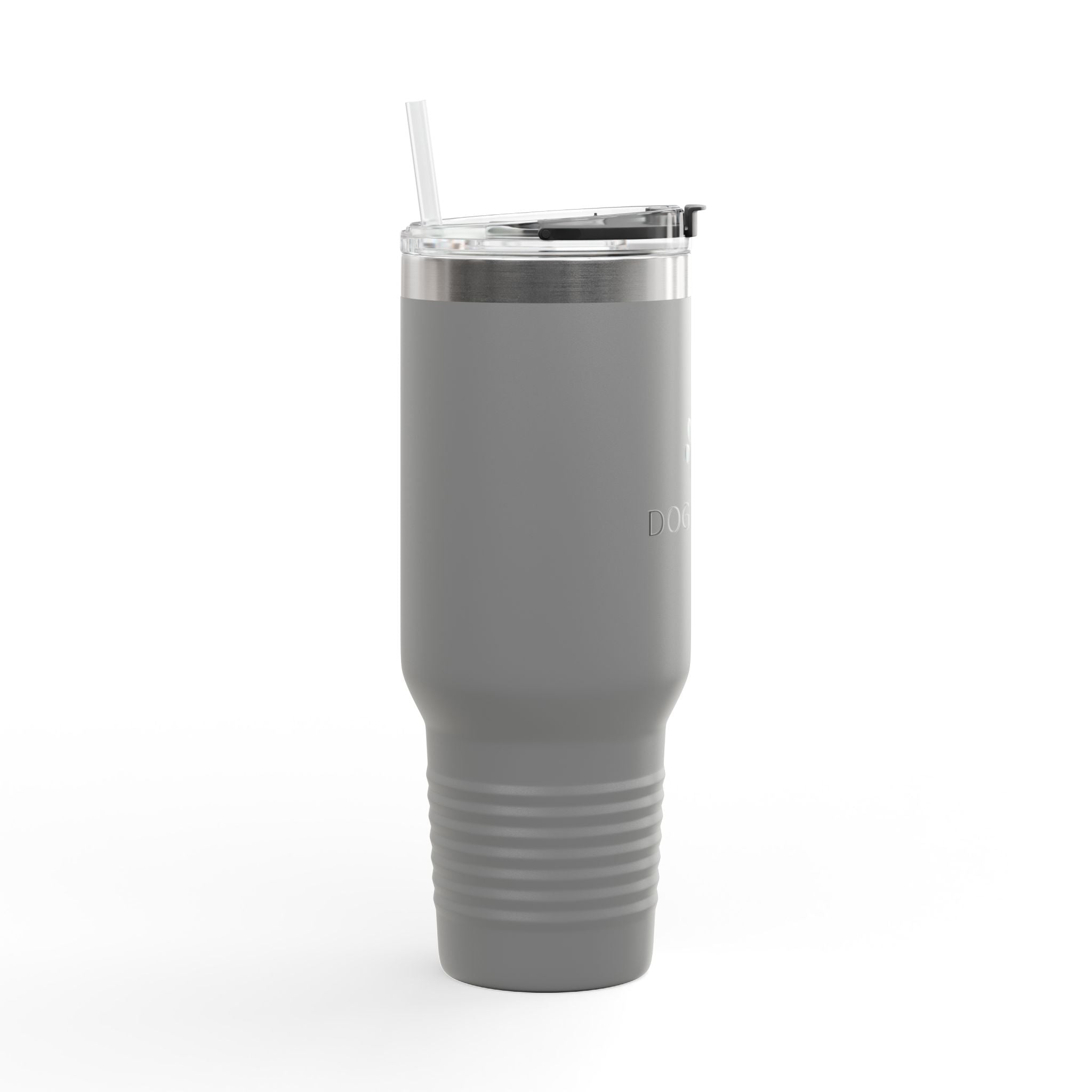 Dog Parent 40oz Insulated Travel Mug – Stainless Steel Tumbler with Straw & Handle