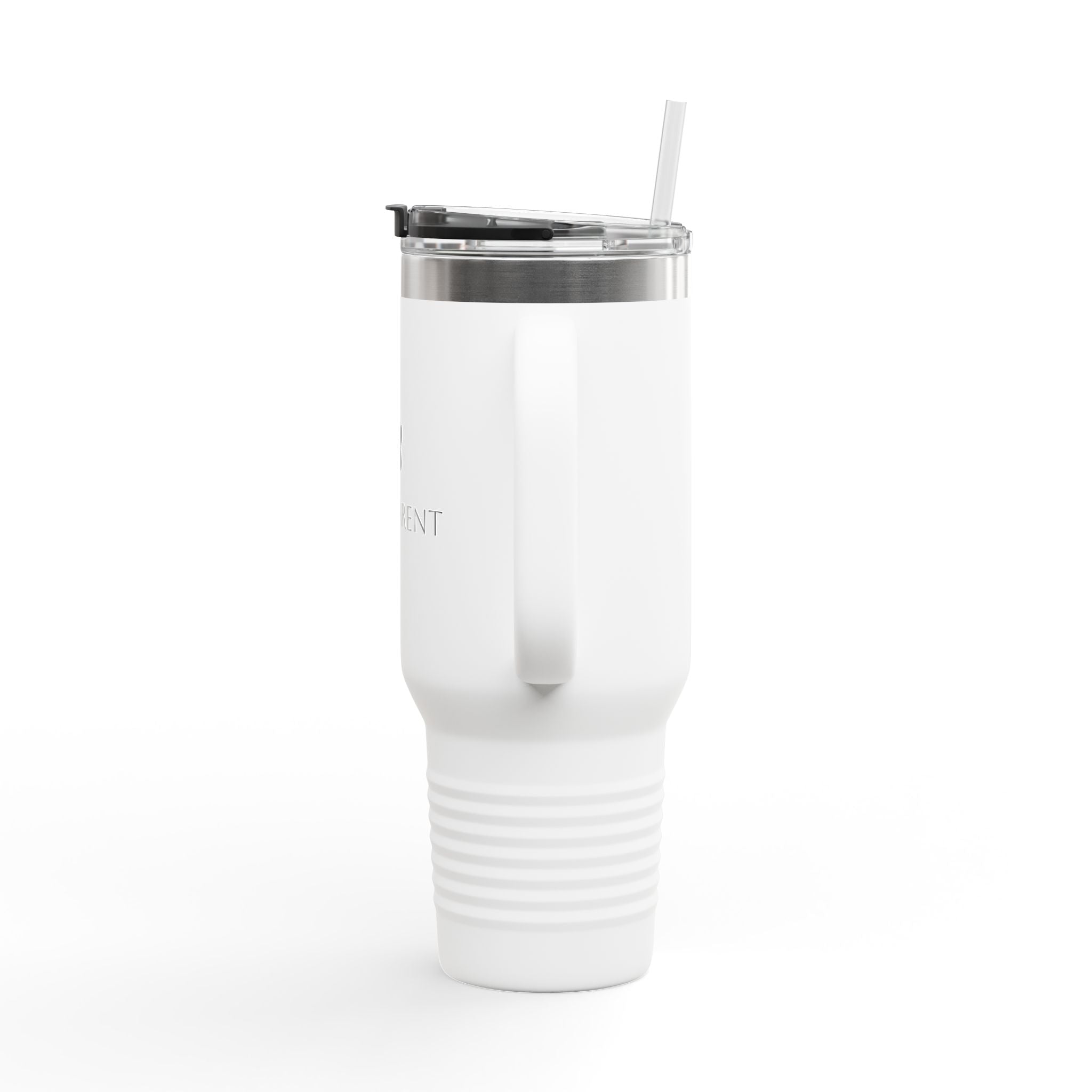 Dog Parent 40oz Insulated Travel Mug – Stainless Steel Tumbler with Straw & Handle