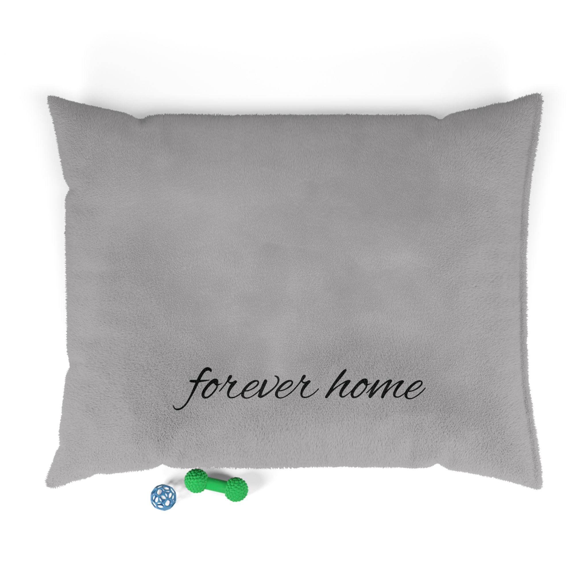 Forever Home Plush Pet Bed — Soft Cozy Dog & Cat Cushion