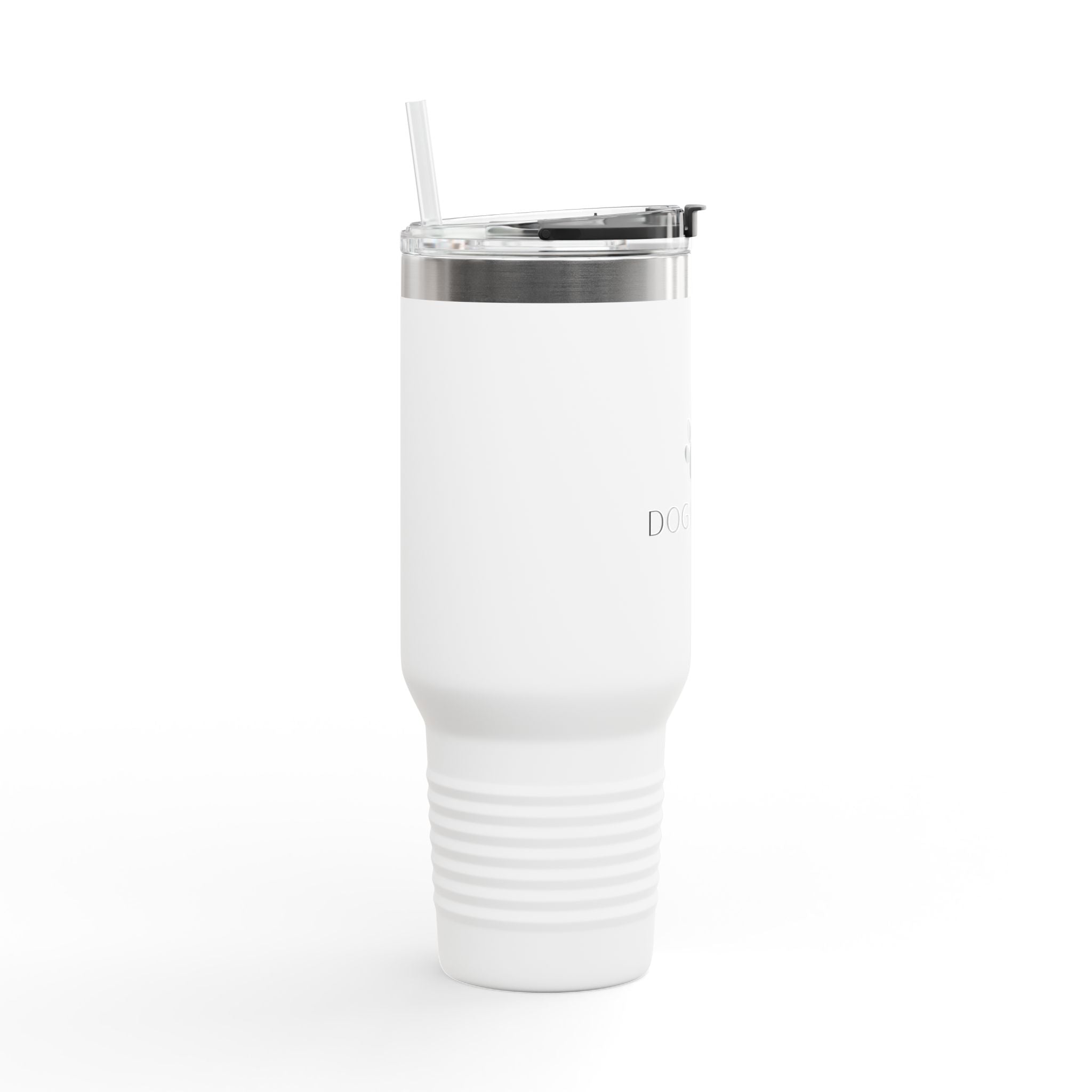 Dog Parent 40oz Insulated Travel Mug – Stainless Steel Tumbler with Straw & Handle