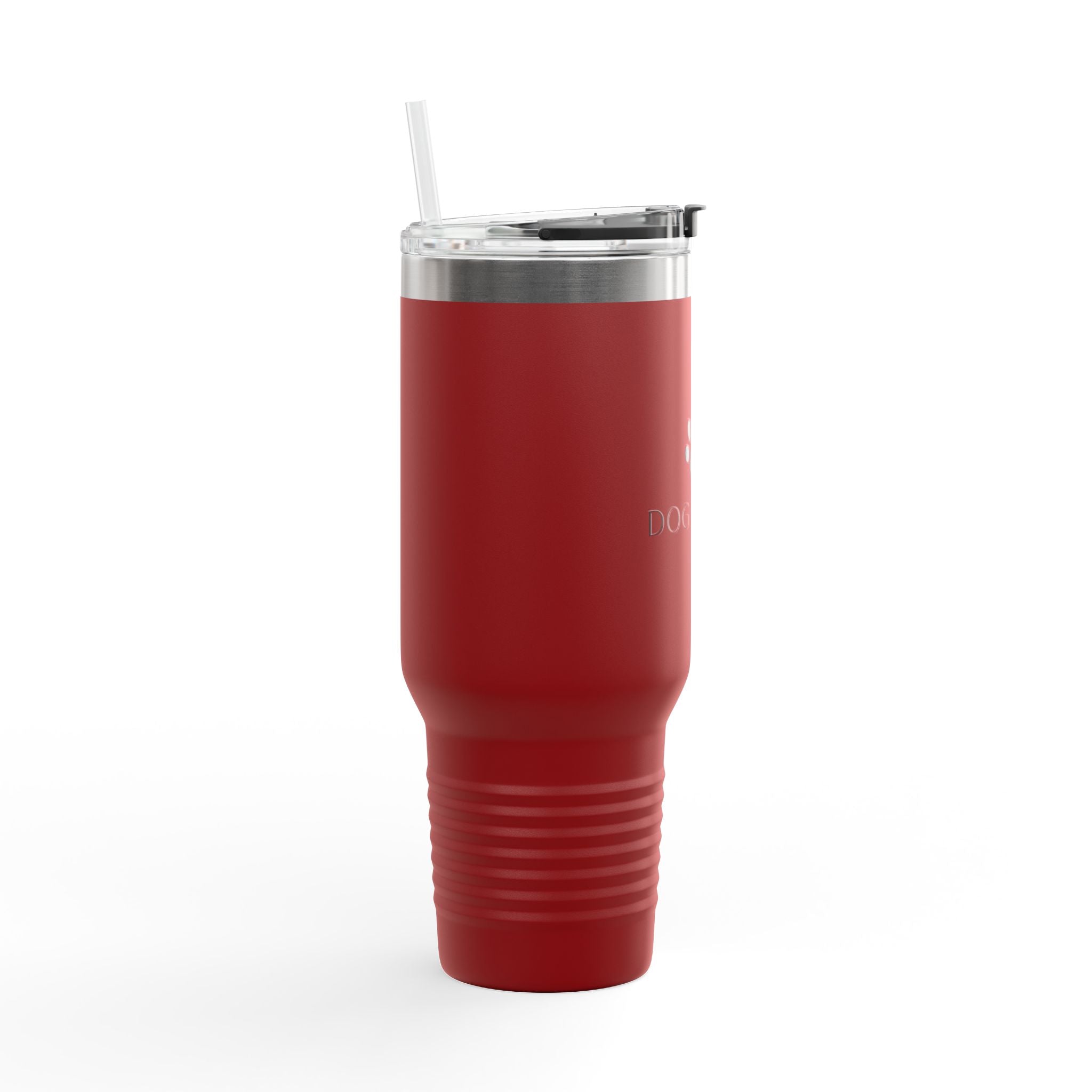Dog Parent 40oz Insulated Travel Mug – Stainless Steel Tumbler with Straw & Handle