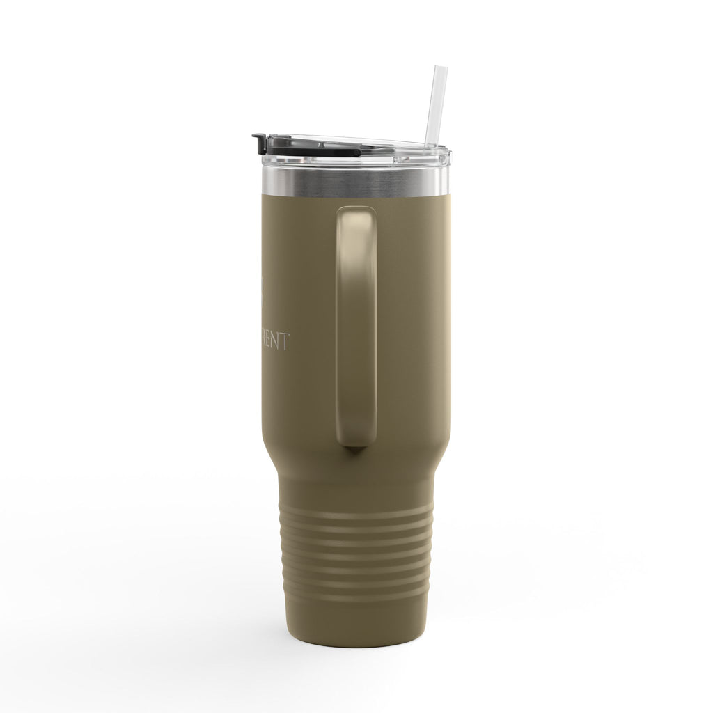 Dog Parent 40oz Insulated Travel Mug – Stainless Steel Tumbler with Straw & Handle