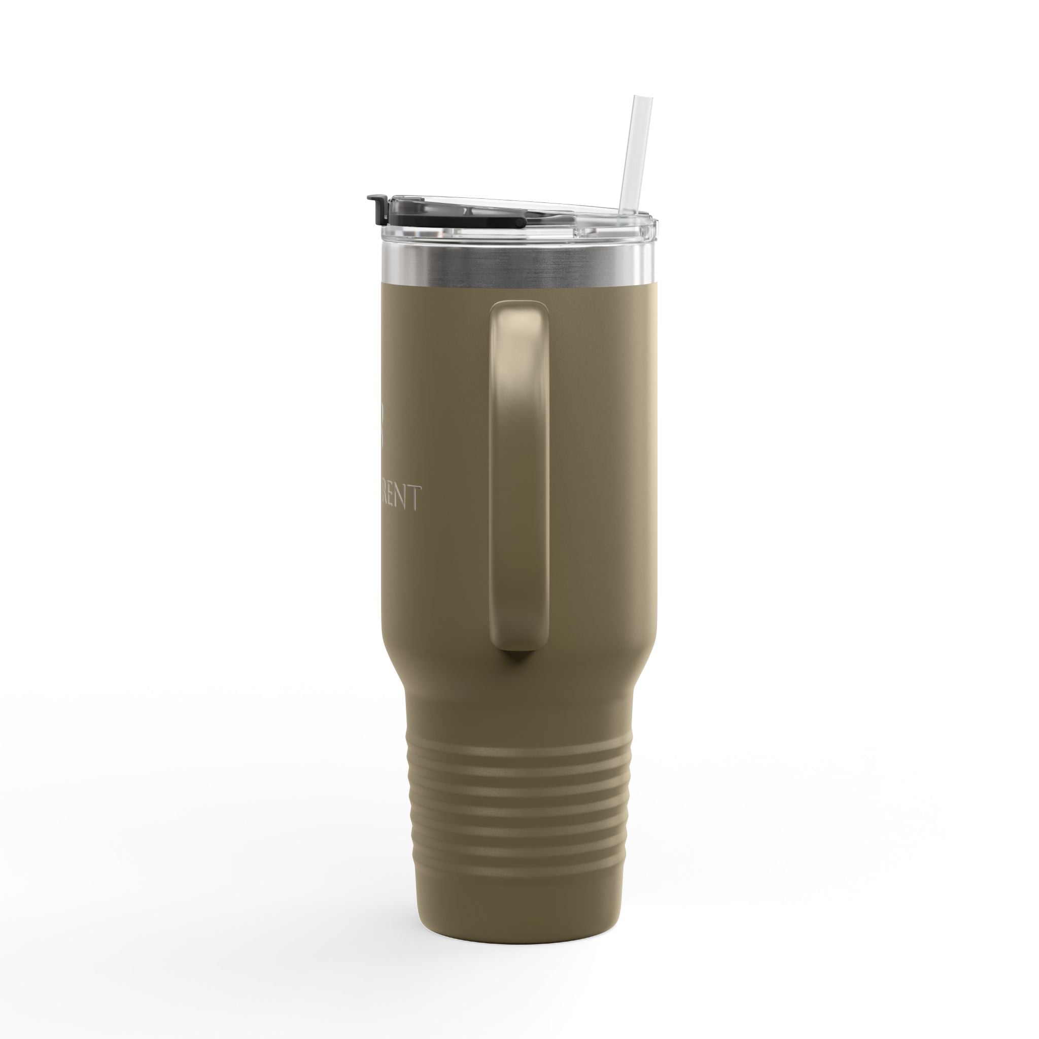 Dog Parent 40oz Insulated Travel Mug – Stainless Steel Tumbler with Straw & Handle