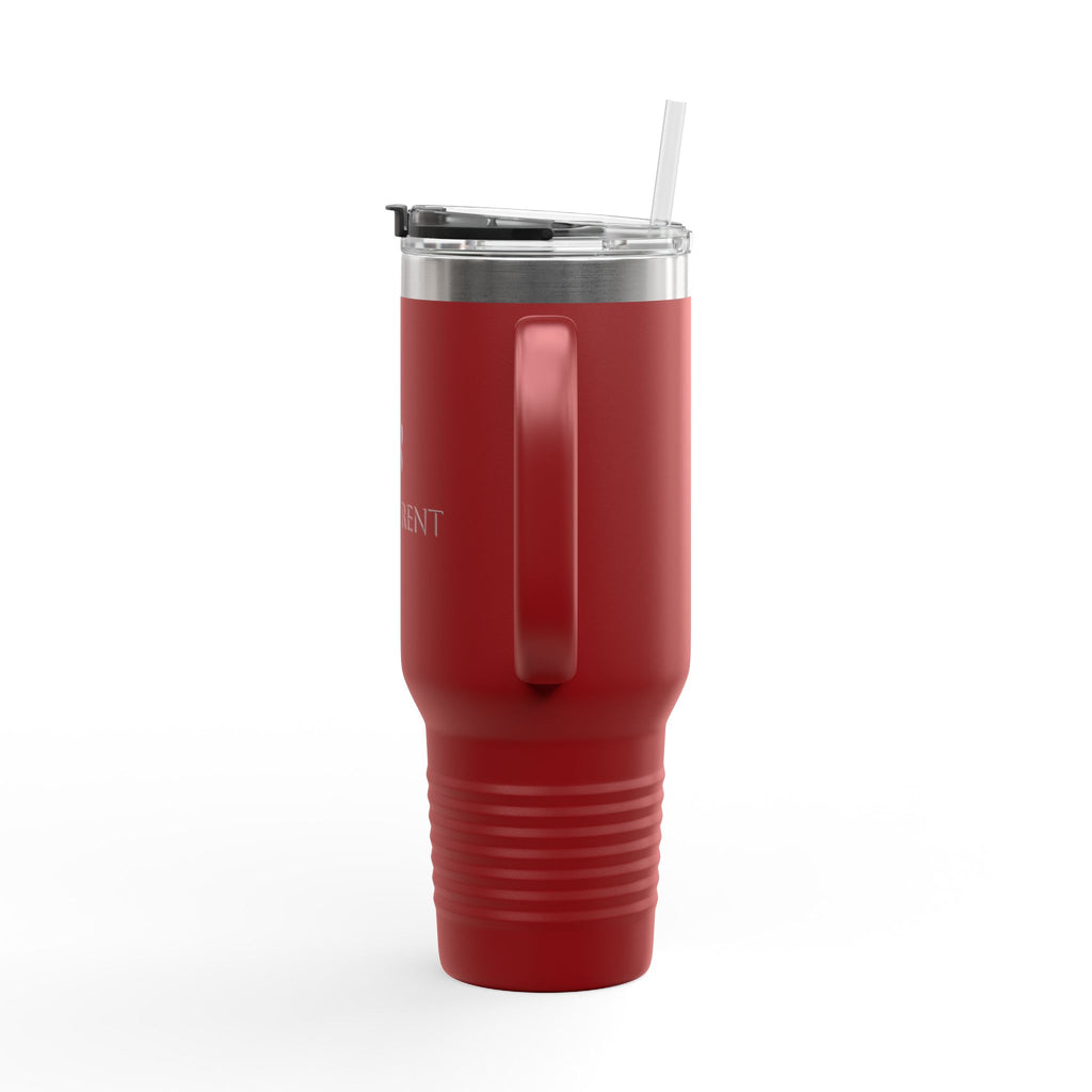 Dog Parent 40oz Insulated Travel Mug – Stainless Steel Tumbler with Straw & Handle