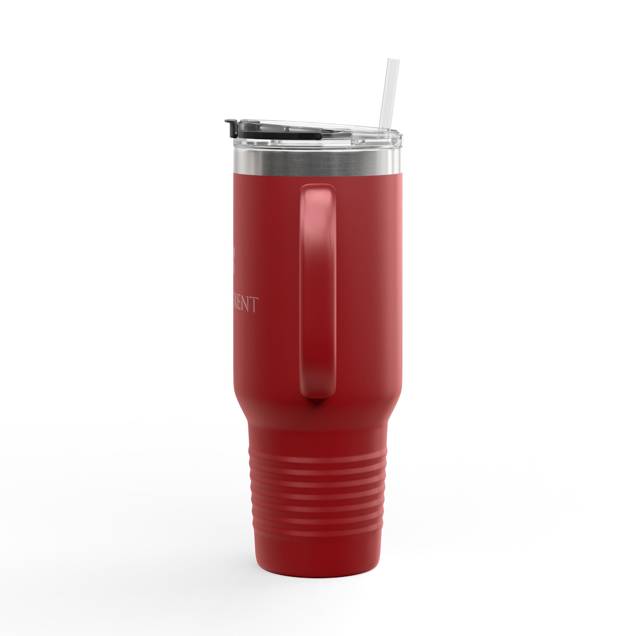 Dog Parent 40oz Insulated Travel Mug – Stainless Steel Tumbler with Straw & Handle