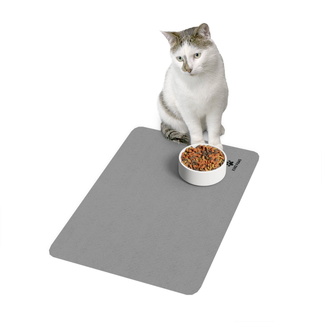 Pet Food Mat — Non-Slip Feeding Placemat (12x18)