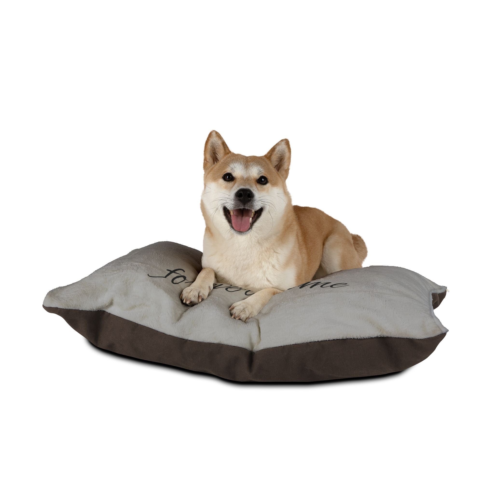 Forever Home Plush Pet Bed — Soft Cozy Dog & Cat Cushion
