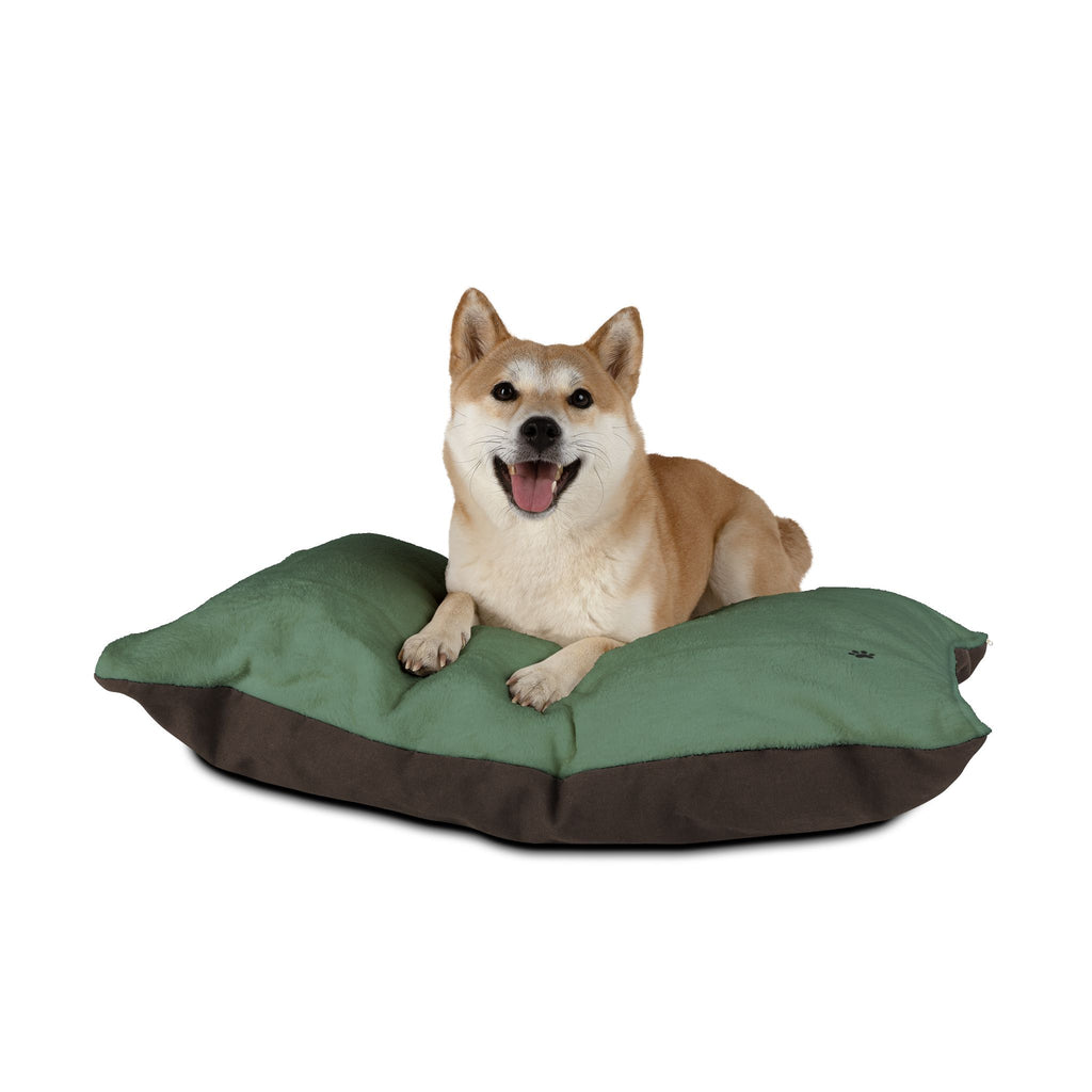 Plush Paw-Print Pet Bed — Soft Fleece Dog & Cat Cushion