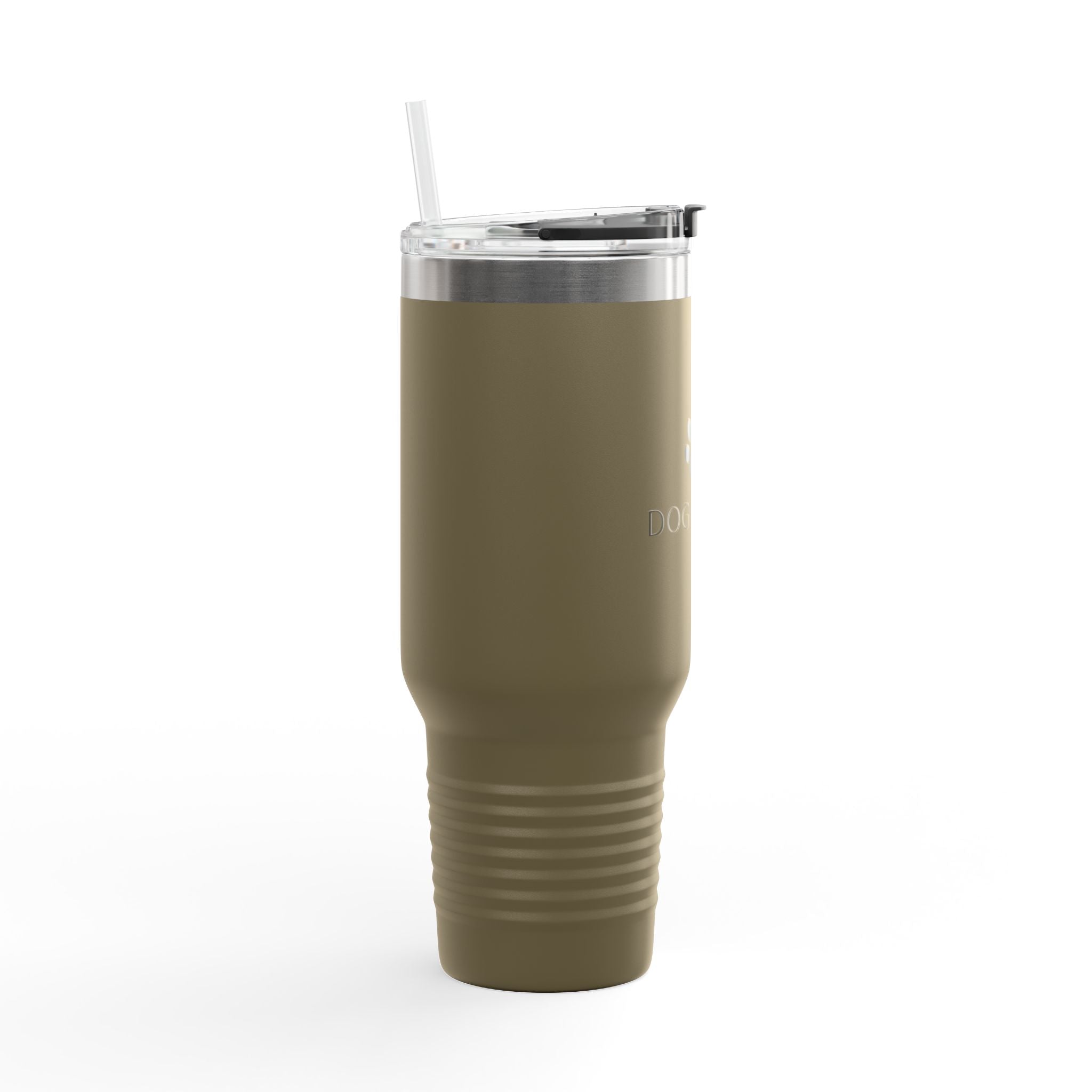 Dog Parent 40oz Insulated Travel Mug – Stainless Steel Tumbler with Straw & Handle