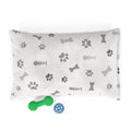 Plush Paw Print Pet Bed — Soft Cozy Cushion for Dogs & Cats