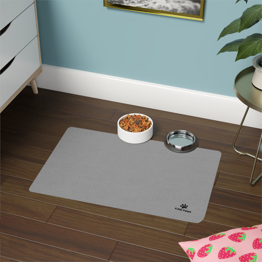 Pet Food Mat — Non-Slip Feeding Placemat (12x18)
