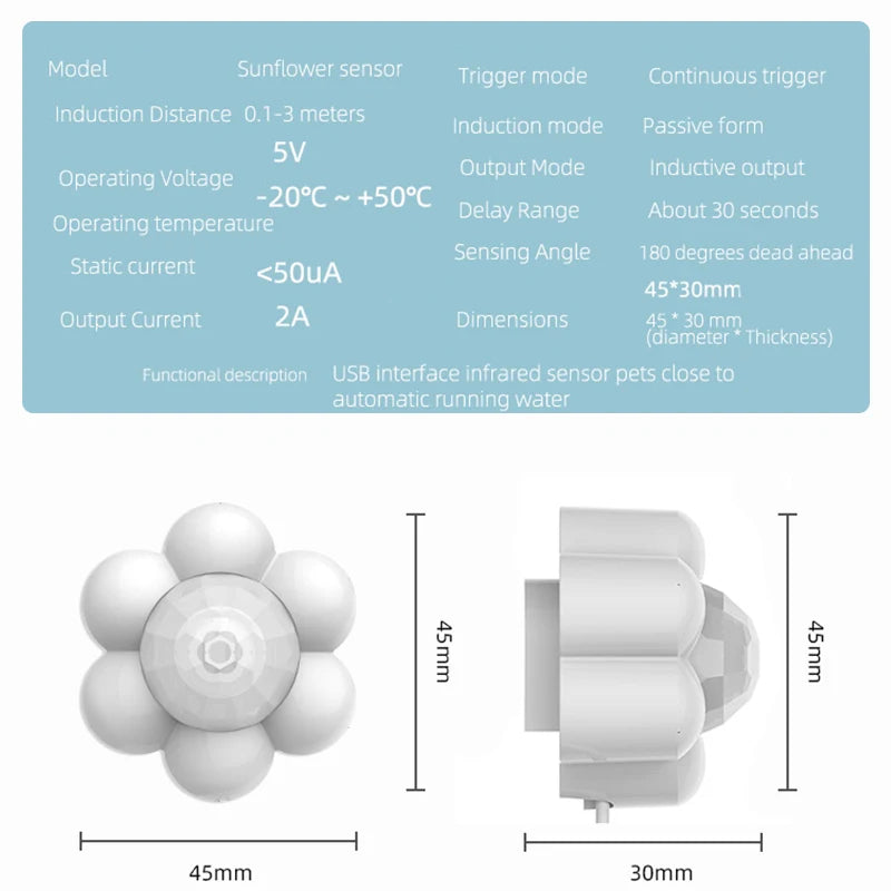 Pet Water Fountain 304 Stainless Steel Automatic Cat Drinking Fountain 3.2L 108oz Super Quiet Pets Auto FilterCats Water Fountai