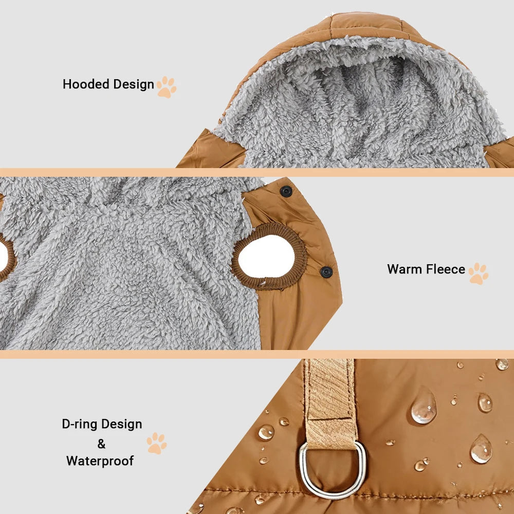 Warm Cats Hoodie Coat For Small Medium Cats Dog Winter Cozy Fleece Puppy Kitten Jacket Clothes Windproof Pet Pug Sphynx Costume