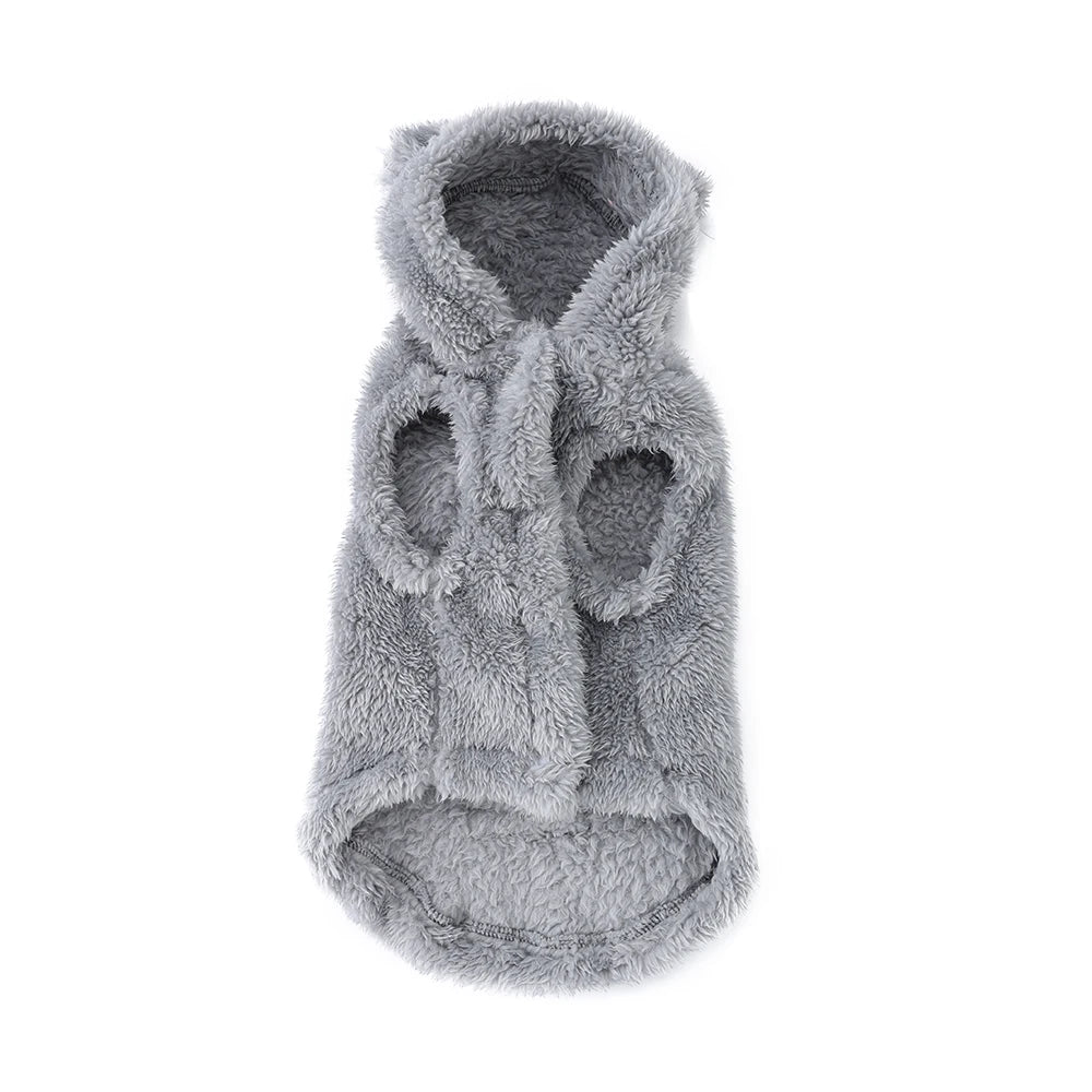 Winter Pet Sweater Coat Cute Ear Soft Hoddie Kitten Clothes Cozy Fleece Costume For Small Dogs Cats Sphynx Cat Yorkshire Outfits